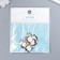 Decor for creativity metal, enamel "Popa Panda" 2.1x1.5 cm