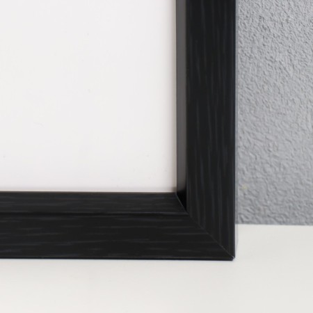 Photo frame plastic "Mira" 40x50 cm, black (plastic screen)-1