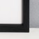 Photo frame plastic "Mira" 40x50 cm, black (plastic screen)