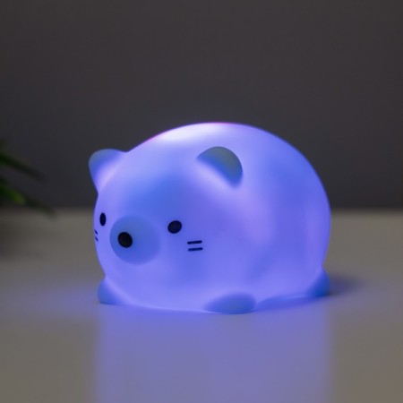 Nightnik "Tolstopus" 2W Led LR44 Blue 6x5x4cm-3