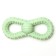 Dog toy "Infinity", TPR, Massage, 19 cm, green