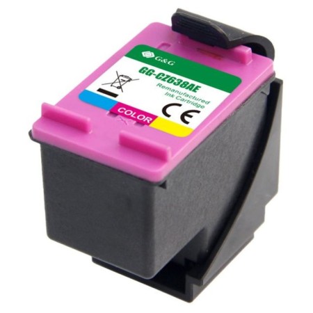 Inkjet cartridge G&G GG-CZ638AE 46 multicolor (21ml) for HP DJ ADV 2020HC/2520HC-1