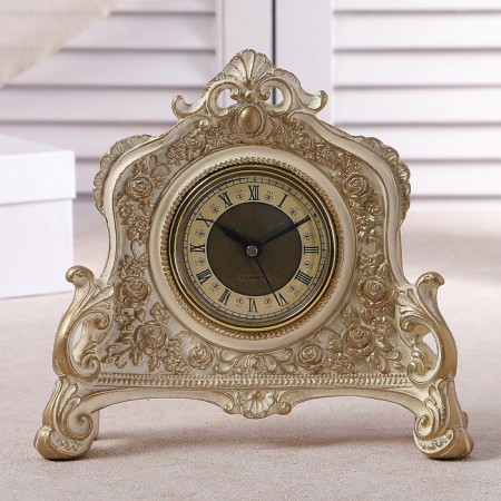 Camine rooms, 21 x 19x 6.5 cm, white with gilding-3