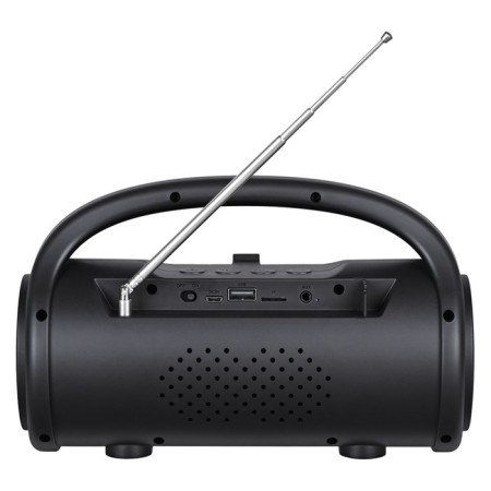 Portativana column Boom, 10 watts, 1200 mAh, BT, FM, backlight, black-5
