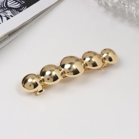 Halle hair clip of hair, 7 cm, gold