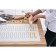 Reinforced rug Konfinetta "eclair", silicone, 40 × 60 cm, 0.4 mm, white color