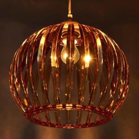 Lamp Bayerlux 6330/1, 1he27 15W, brown 31x24+60 cm-2