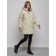 Winter jacket, size 48, beige color