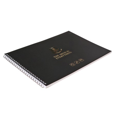 Album for drawing A4, 40 sheets on the crest "Steampank", cover coated cardboard, matte lamination, selective varnish, block 100 g/m2, mix-3