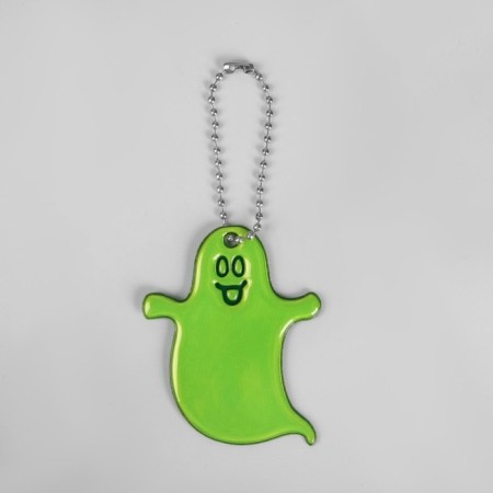 Reflective element "Ghost", bilateral, 6.5 × 5.5 cm, yellow color-3