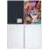 A4 notebook, 80 sheets in a cage on the crest Erichkrause Glass, plastic cover, embossing "sand", an offset unit, white 100%, mix