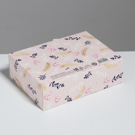 Folding Gift Box "New Year", 16.5 x 12.5 x 5 cm, New Year-2