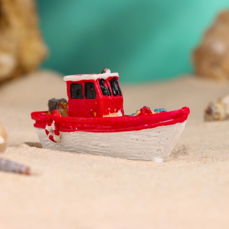 Souvenir ship "Fisherman" 7cm, mix-4