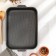 The baking sheet is "hostess", 23 × 30 cm, metal cover, anti -stick coating, burgundy color
