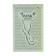 Notepad A5, 40 sheets on the Soundmania paper clip, cardboard cover, 55g/m2 block, mix