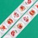 Stickers in the roll "Coos", 500 pcs, 2.5 x 2.5 cm