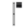 Terminus duo electric heated towel rail "Prof", 1600x114 mm, Black Muar