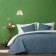Cover with pillowcases "Tina", size 230x250 cm, blue color