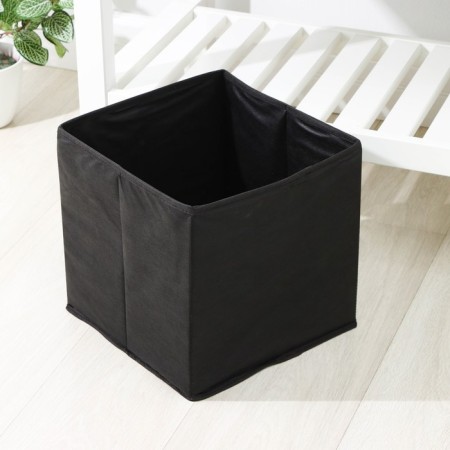 Storage box, 28 × 28 × 28 cm, black color-1