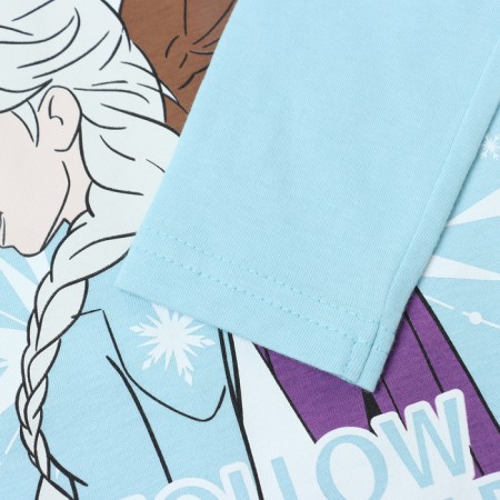Long sleeve T-shirt "Cold Heart", Disney, Height 122-128, Blue-7