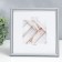 Photo frame Plastic "Mira" 20x20 cm silver (plastic screen)