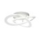 Ceiling chandelier Mantra Planet, Led, 1800lm, 3000k, 120 mm, white color