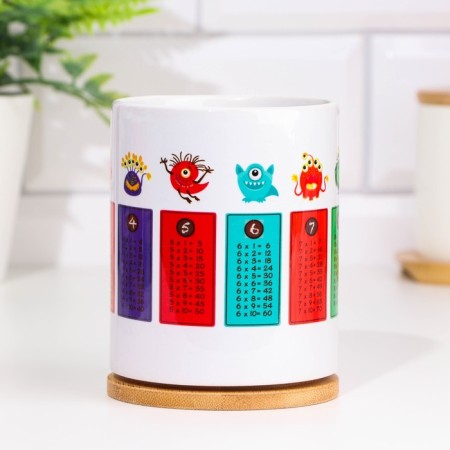 Sublimation mug "Detachment table", 320 ml, with application-2