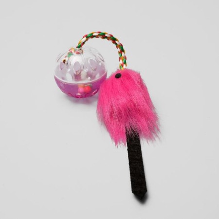 Pilling ball with a tail, a mix of flowers-2