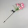 Garden lamp on the sunny battery "Lily Pink", 80 cm, 4 LED, glow of multi (RGB)