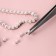 Pinzet straight for needlework, 12.3 cm, silver color