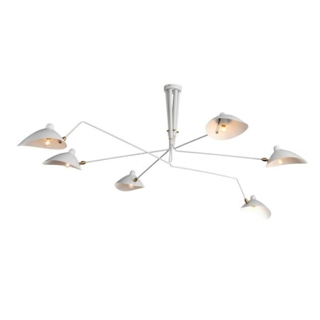 Ceiling Ceiling ST LUCE. SL305.502.06. SPRUZZO. 6x60 watts, E27, 180x180x54 cm, white color-5