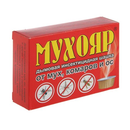 Smoke insecticide checker of fly agaric from flies, mosquitoes and OS, 50g