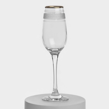 A set of glass glasses "Asker", 210 ml, 6 pcs-1