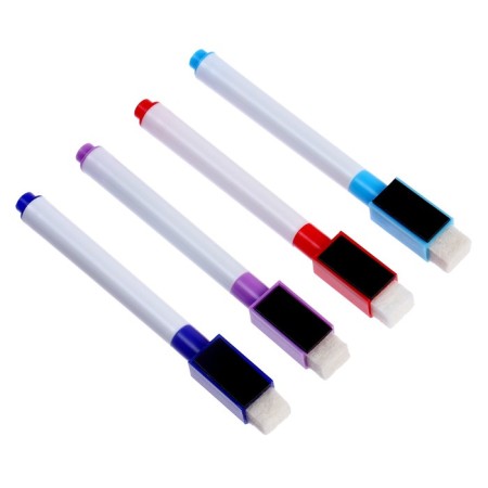 Markers with a magnet, colored, water -based, set 4 pcs.-1
