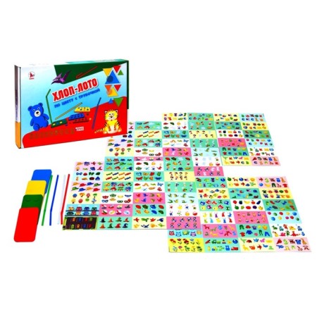 Board game "Cotton-Toto. By color with a tube "-2