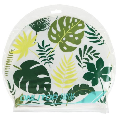 Swims hat for nursery onlytop "Greens", silicone, girth 46-52 cm-4