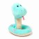Soft toy "Snake", with a heart, for the New Year