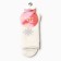 Women's socks socks, milk color, size 23-25