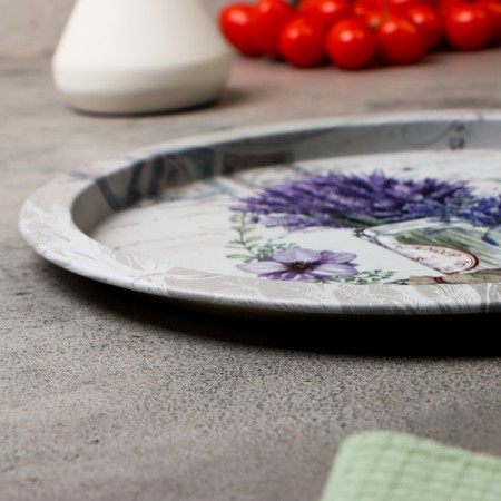 Lavender tray, 28 x 1.6 x 0.32 cm, metal-2