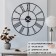 Wall-wall clocks of metal "Classic", silent, D-40 cm, black, aa