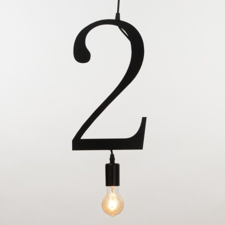 Bayerlux lamp "Figure 2" E27 40W black 35x19 cm-2