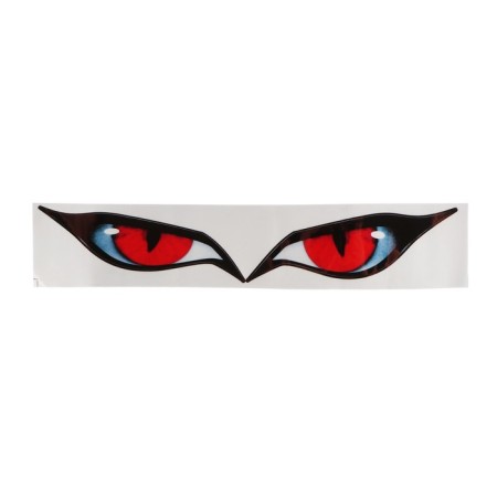 Stick on the car "Eyes", 32 × 7 cm, red-1
