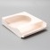 Self -assembly box, 20 x 20 x 5 cm, white
