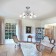 Ceiling chandelier with Ginevra, 40W, E14, 60x60x37 cm