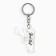 Acrylic key a keychain "Bad Girl", 4.4 x 6 cm