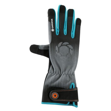 Garden gloves, no coating, with dots, size 9, gray, Gardena-1