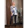 Female blouse, size 46, white color