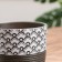 Flower pot "Hockey" Gray Book No. 1 0.75 l