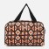 Lightning cosmetic bag, brown color