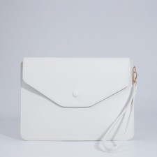 Bag-clate on the magnet, strap on the wrist, white color